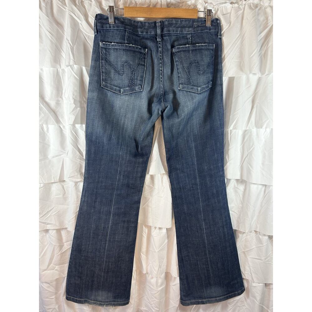 Citizens of Humanity jeans Faye #003 stretch low waist full leg 28 bootcut - Picture 2 of 9